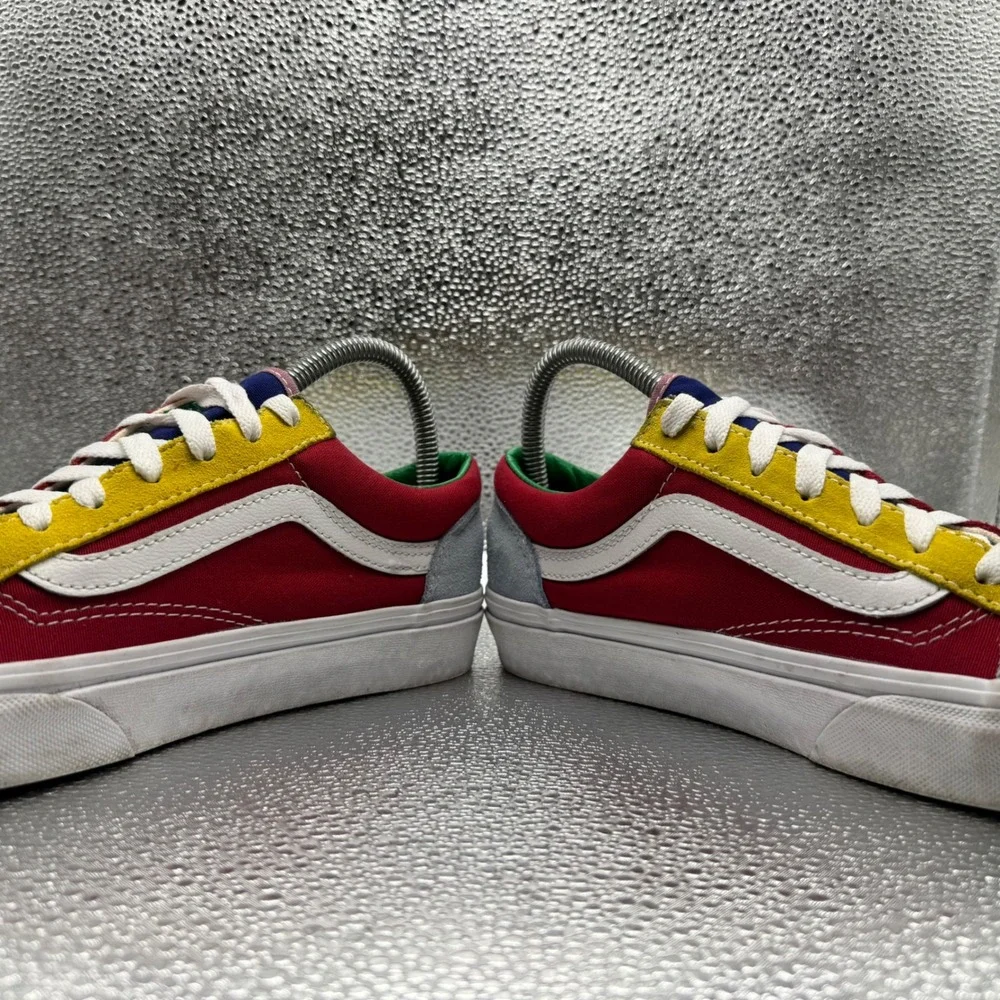 Size 7 Vans Old Skool Sneakers Womens Multi Color Excellent Colorblock Suede